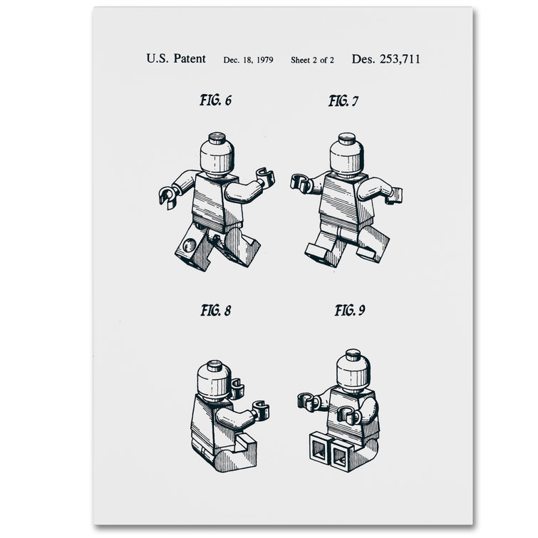 Lego discount patent prints